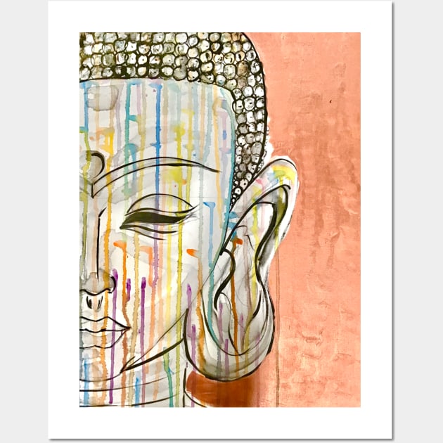 Buddha Drip Wall Art by Mr_Bentley